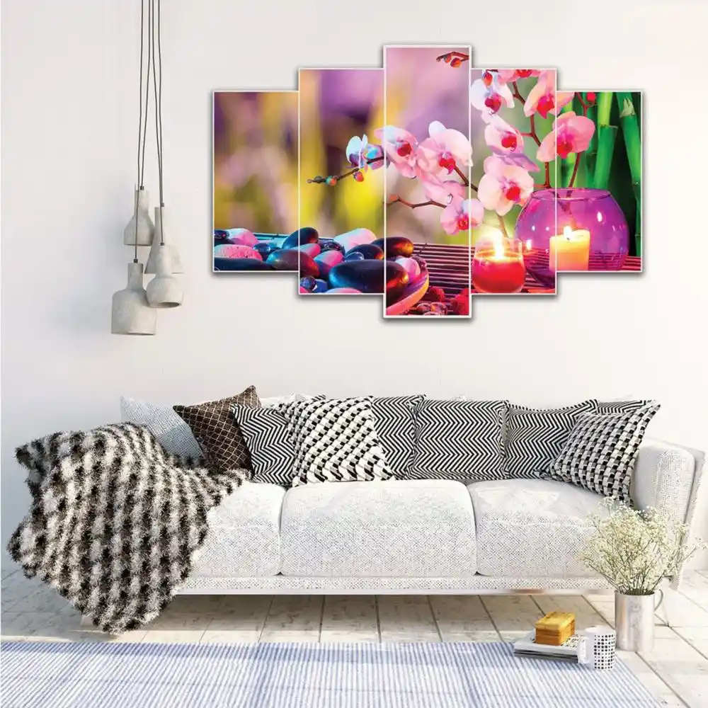 Modern 5 Parçalı Duvar Tabloları ile Ev Dekorasyonunda Yenilikçi Trendler