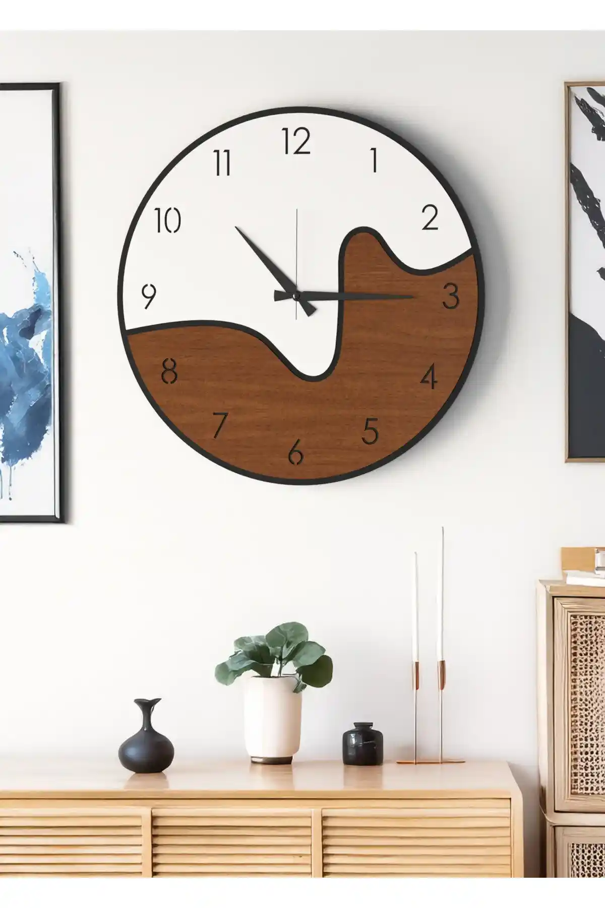 Modern Ahşap Duvar Saatleri: Estetik ve Fonksiyonelliği Bir Arada Sunar