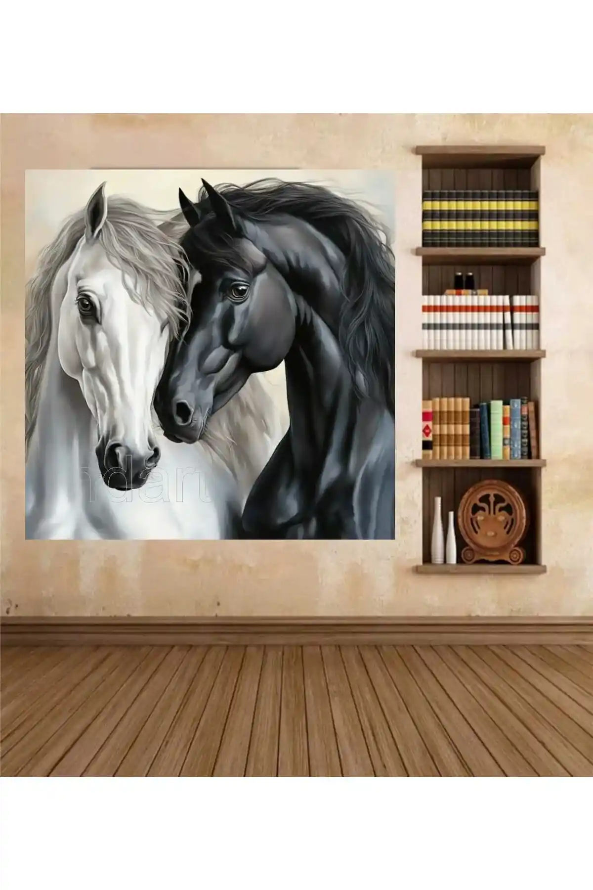 Modern Dekorasyonda Asil Atlar Tablosu: Estetik ve Şıklığın Simgesi