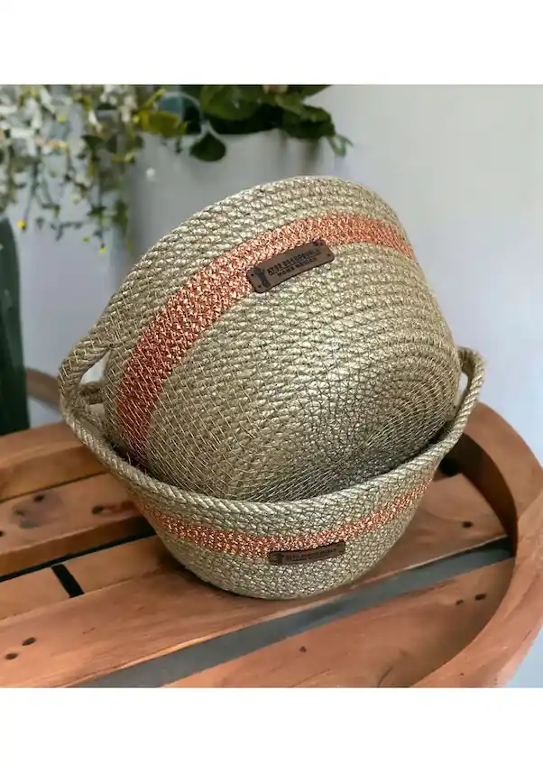 Modern Dekoratif Doğal Sepetler: Sürdürülebilir ve Estetik İç Mekân Çözümleri