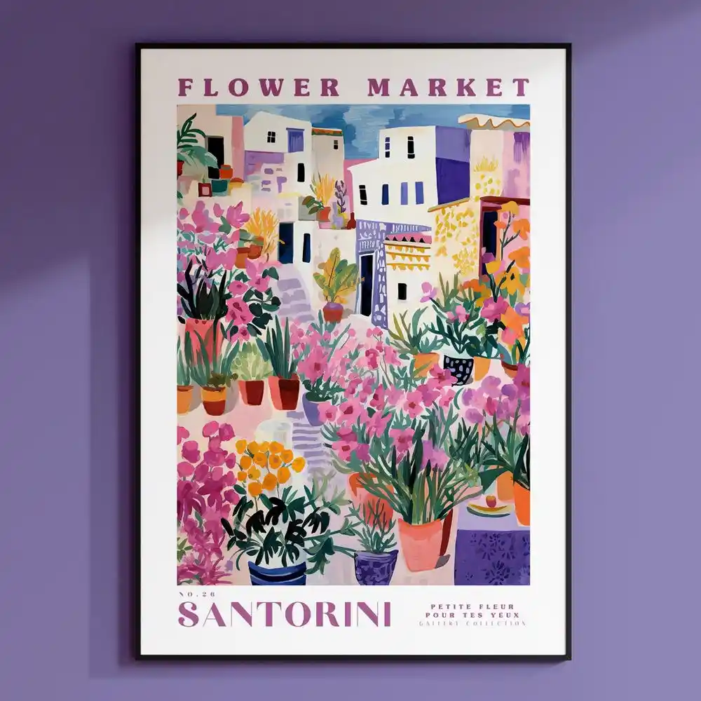 Modern floral posterlerle ev dekorasyonunda şıklık ve doğallık sağlama yolları