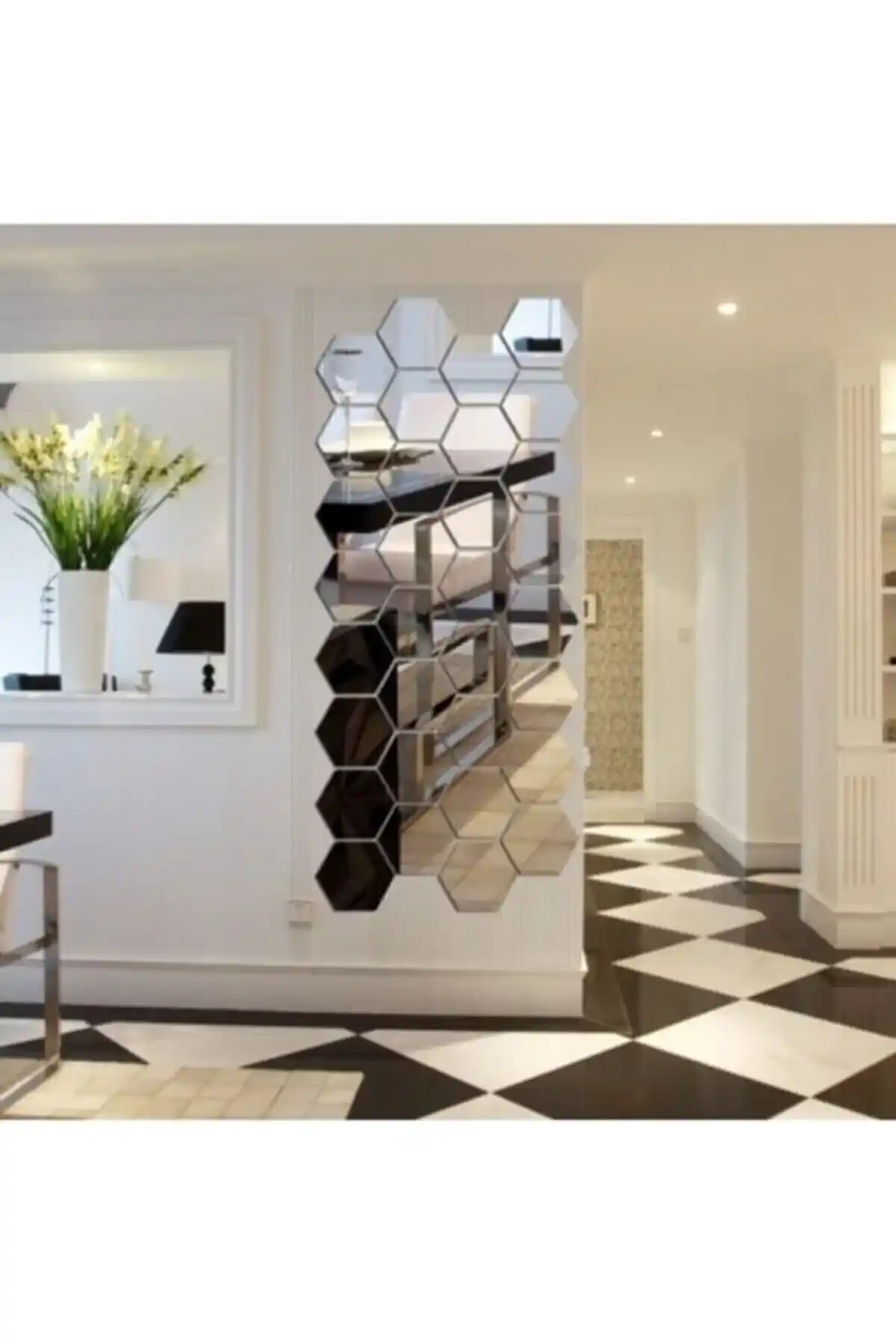 Modern İç Mekan Dekorasyonunda Bal Peteği Aynalar: Estetik ve Fonksiyonellik Bir Arada