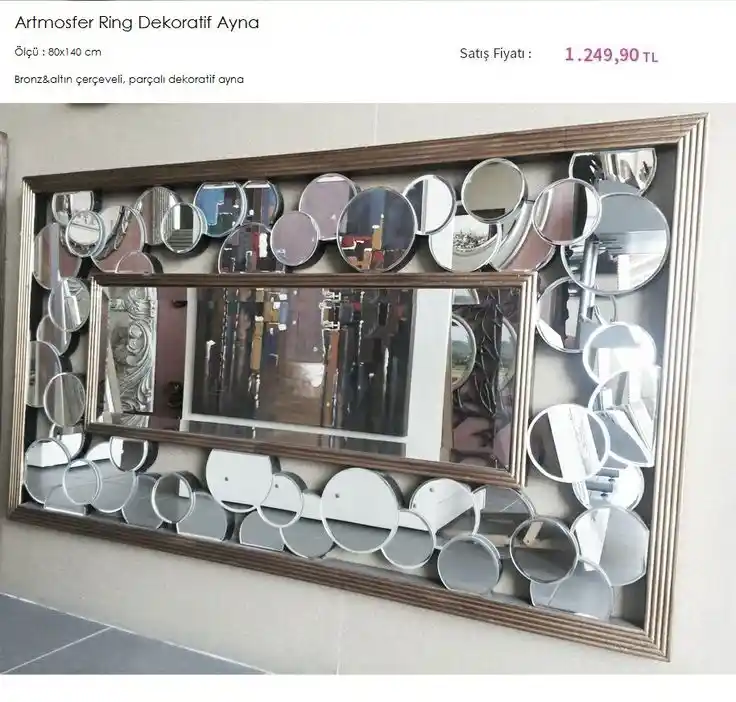 Modern İç Mekan Tasarımında Mekan Genişleten ve Aydınlatan Dekoratif Aynalar