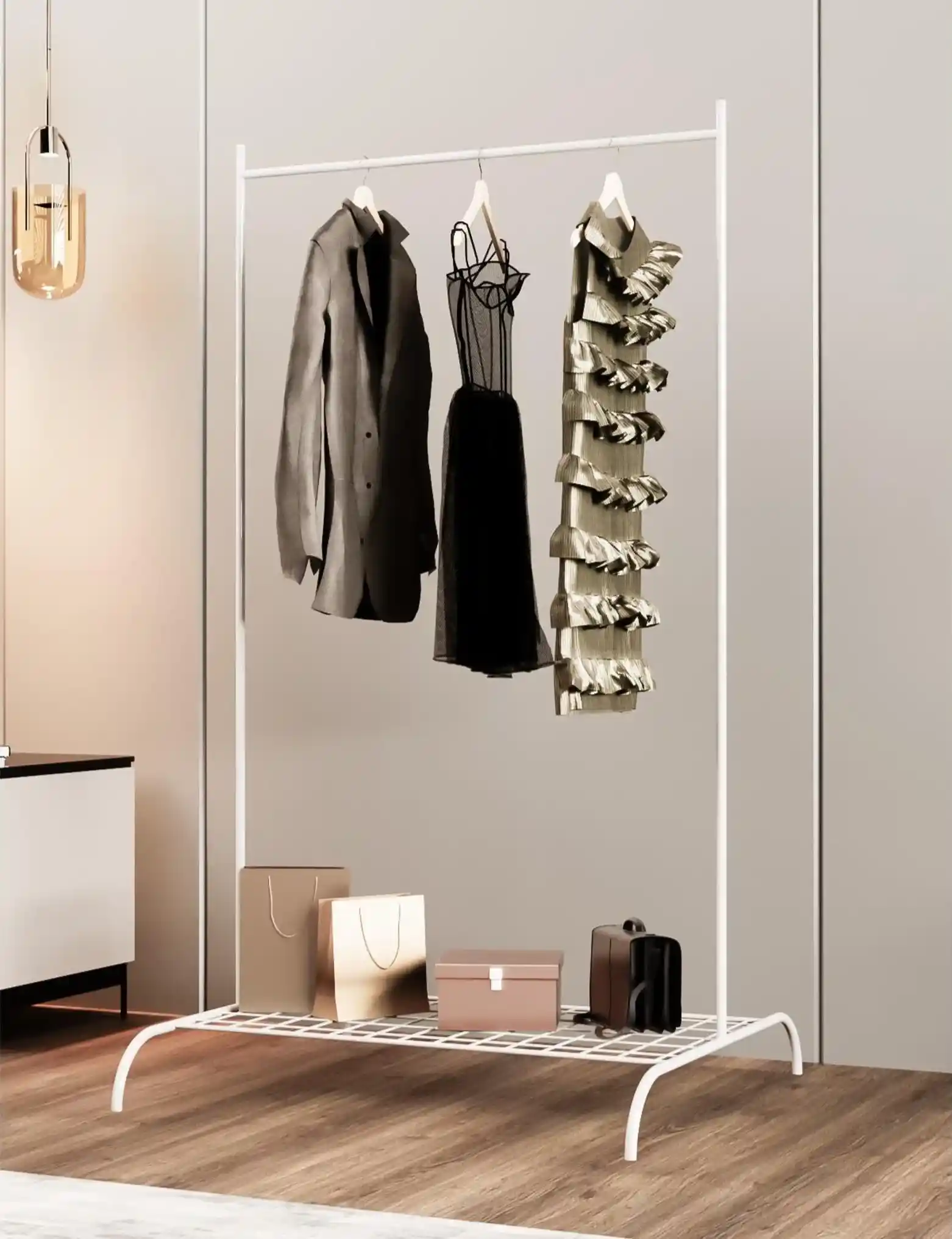 Modern Metal Askılıklarla Kıyafet ve Organizasyon Düzeninizi Yenileyin