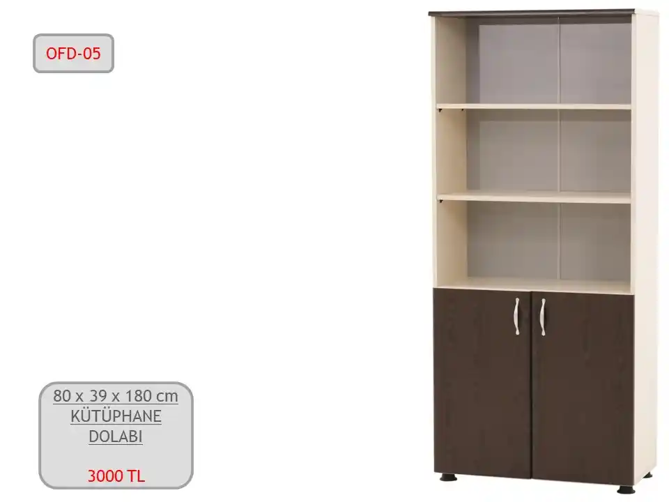 Modern Ofis Kitaplık Dolabı Tasarımı: İşlevsellik ve Estetiğin Uyumuyla Şık Çözümler