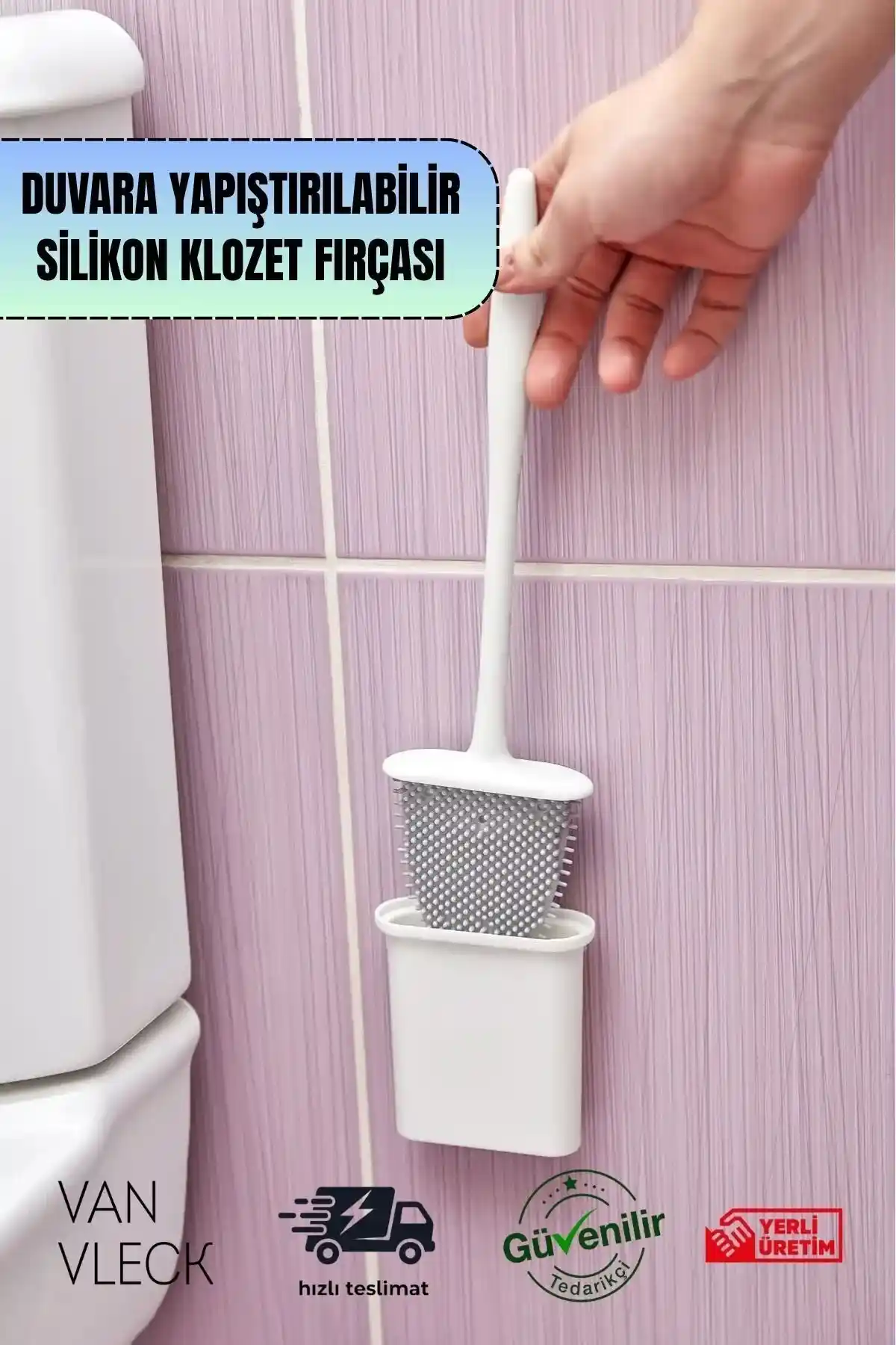 Modern Şık Hijyenik WC Fırçası: Estetik ve Fonksiyonellik Bir Arada