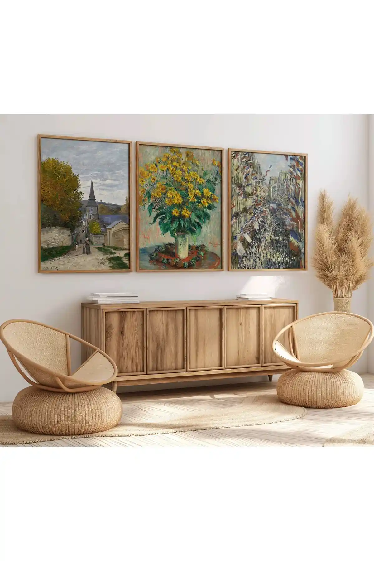 Modern Stil Tablo Setleri ve Doğal Ahşap Kullanımının Dekorasyona Katkıları