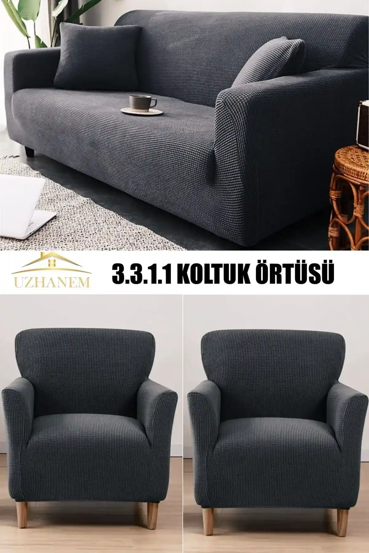 Modern Tarz Koltuk Kılıfı Seçenekleri ile Şık ve Fonksiyonel Dekorasyon