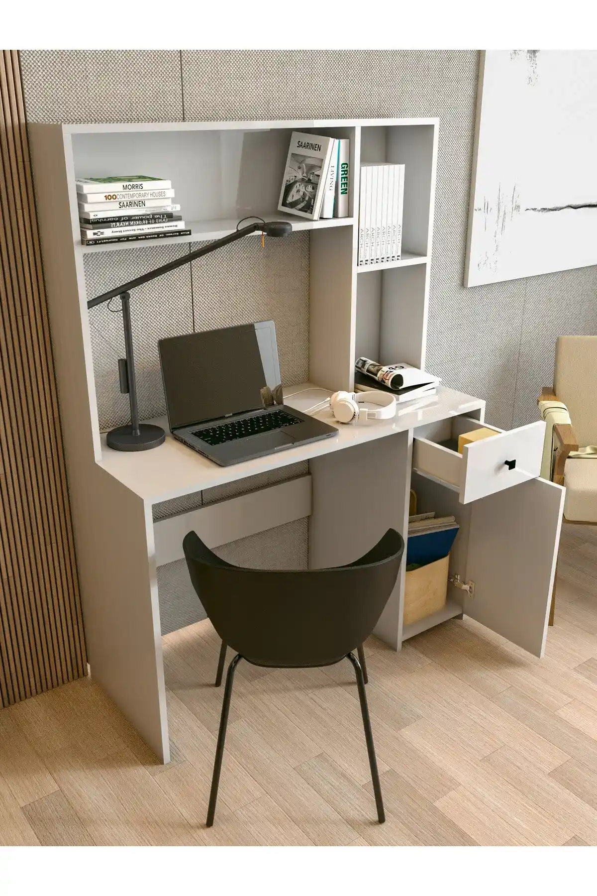 Modern Tasarım Kitaplıklı Masalar: Estetik ve Fonksiyonellik Bir Arada