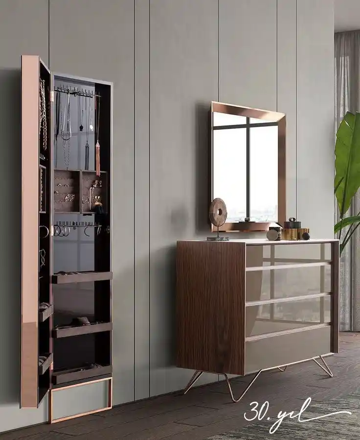 Modern Tasarım Takı Dolapları: Estetik ve Fonksiyonelliğin Bir Arada Sunumu