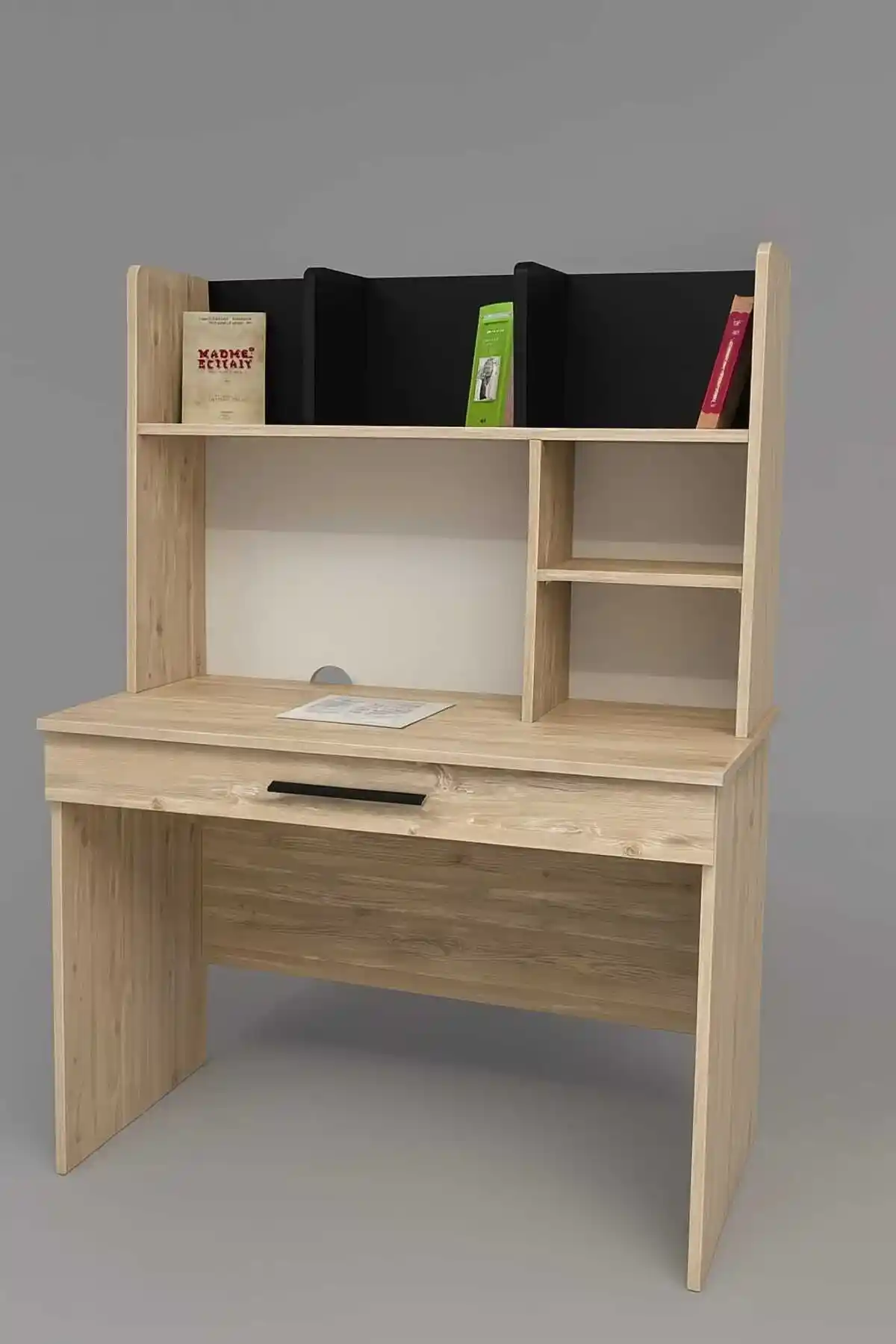 Modern Tasarımlı Kitaplık ve Çalışma Masası: Estetik ve Fonksiyonellik Sunan Mobilya Çözümleri