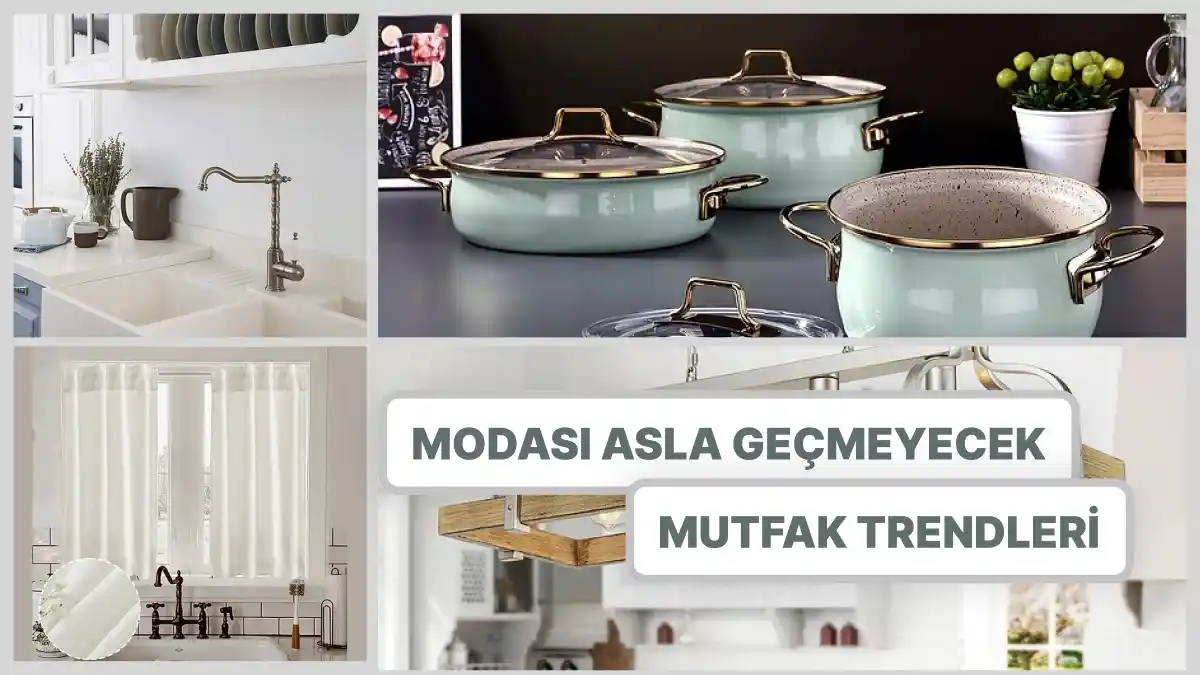 Modern ve Retro Mutfak Rafları Kombinasyonu ile Estetik ve Fonksiyonellik Bir Arada