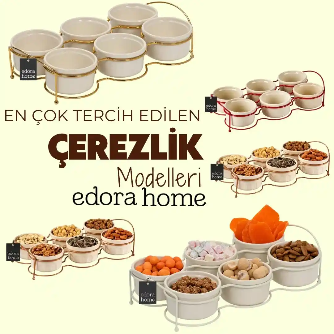 Modern ve Şık Ayaklı Cerezlikler Ev Dekorasyonuna Zarif Dokunuşlar Sunar