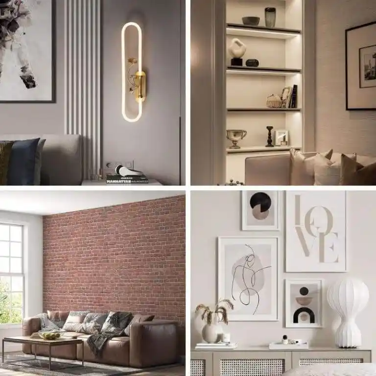 Modern ve Şık Duvar Süs Dekorasyonunda Doğa ile Uyumlu Tasarımlar ve Fikirler