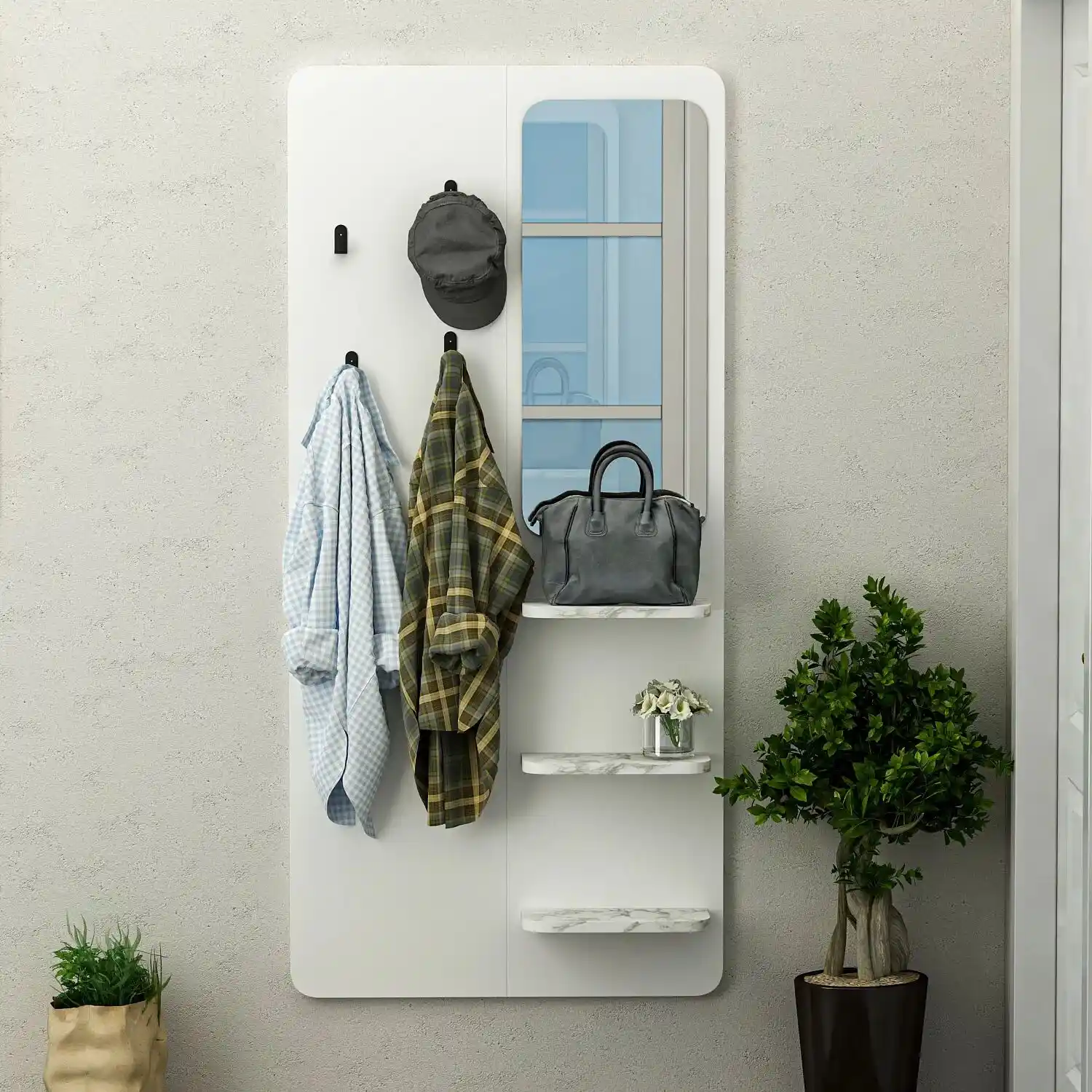 Modern ve Şık Duvara Monte Askılık Modelleri ile İç Mekanlara Estetik Katın