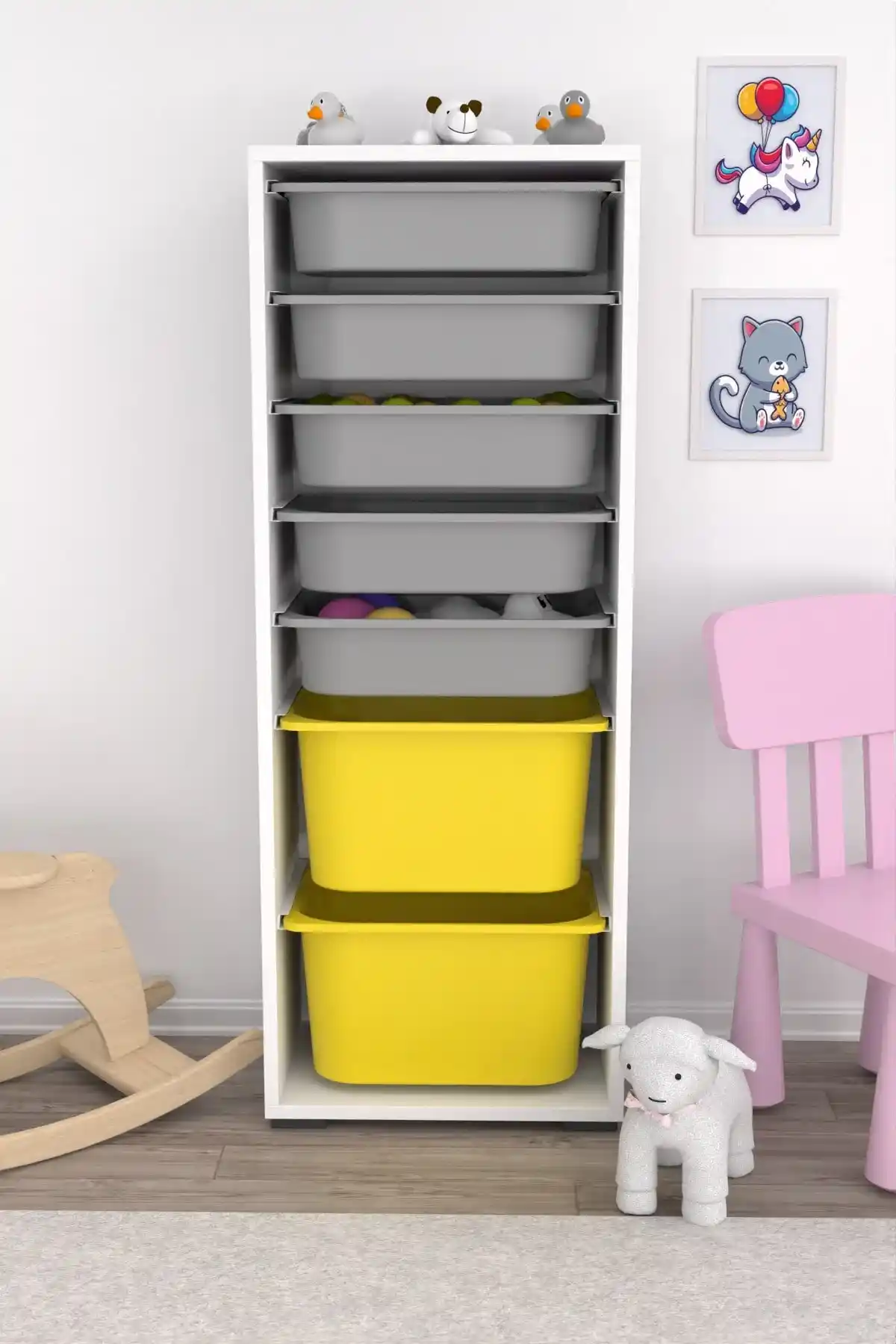 Modern ve Şık Mutfak Dekorasyonu İçin 7 Sepetli Pratik Dolap Seçenekleri