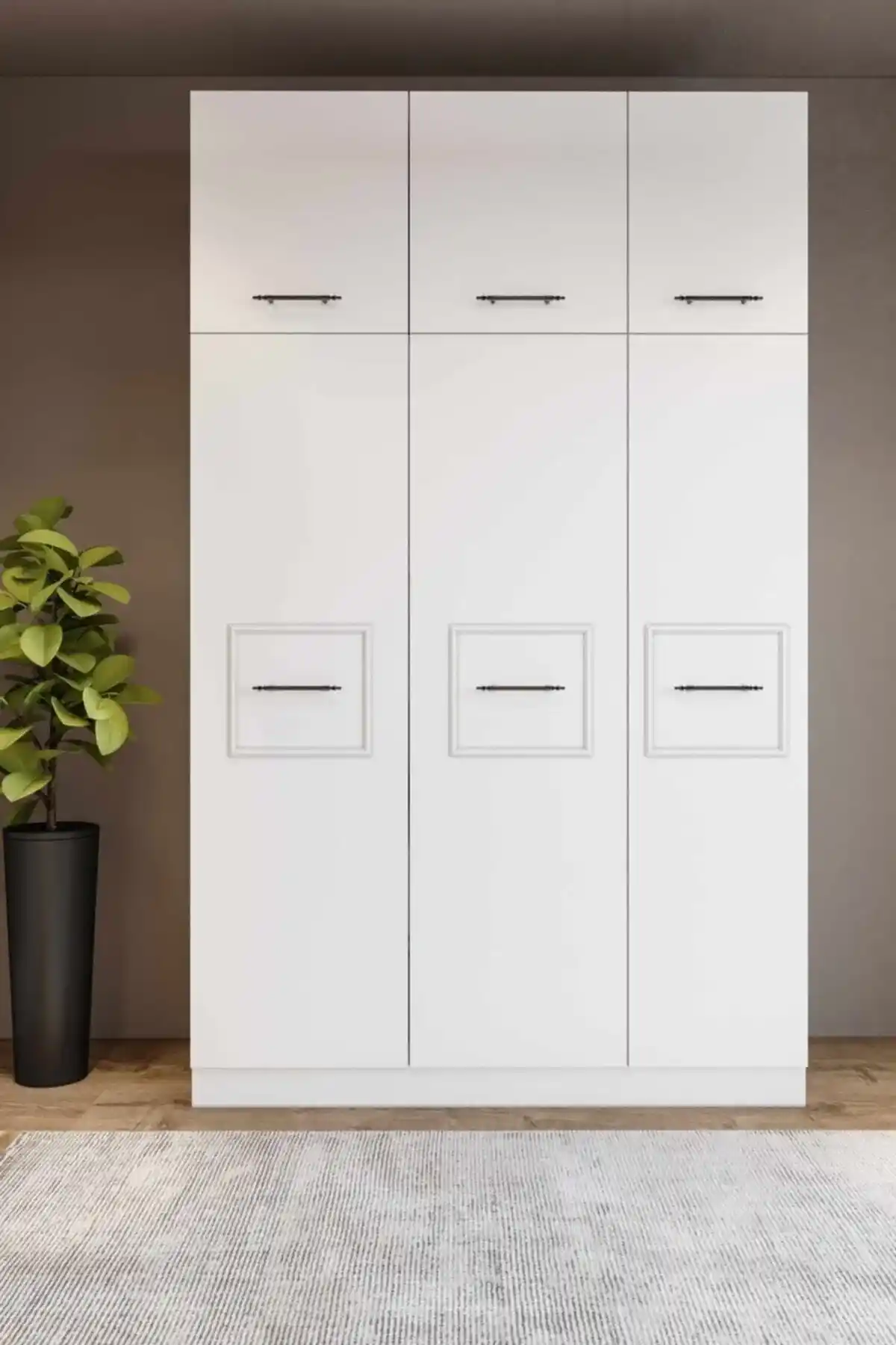 Modern ve Zarif Beyaz Dolaplar: Estetik ve Fonksiyonellik Bir Arada