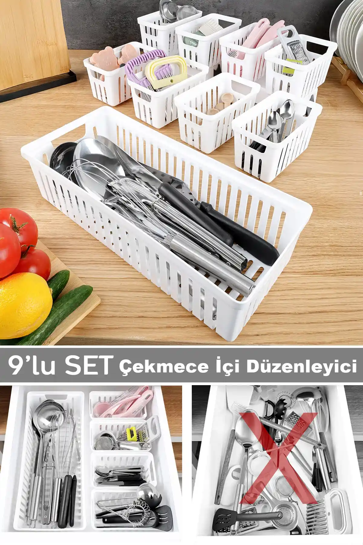 Modüler Mutfak Çekmece Organizerleri ile Mutfak Düzeninizi Yeniden Tasarlayın