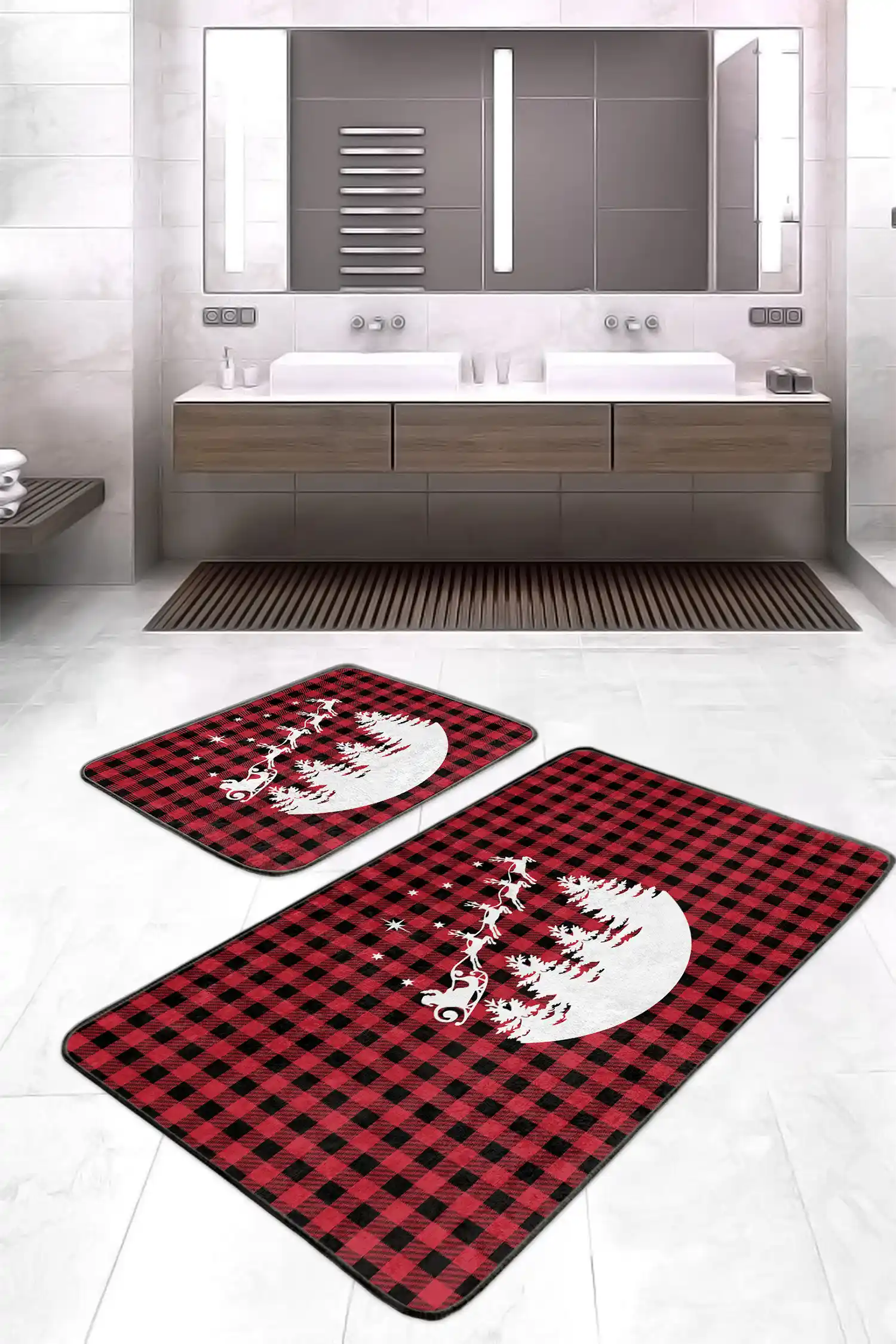 Monnhein Yılbaşı Banyo Dekor Paspası ile Evde Yılbaşı Atmosferi Yaratma Rehberi