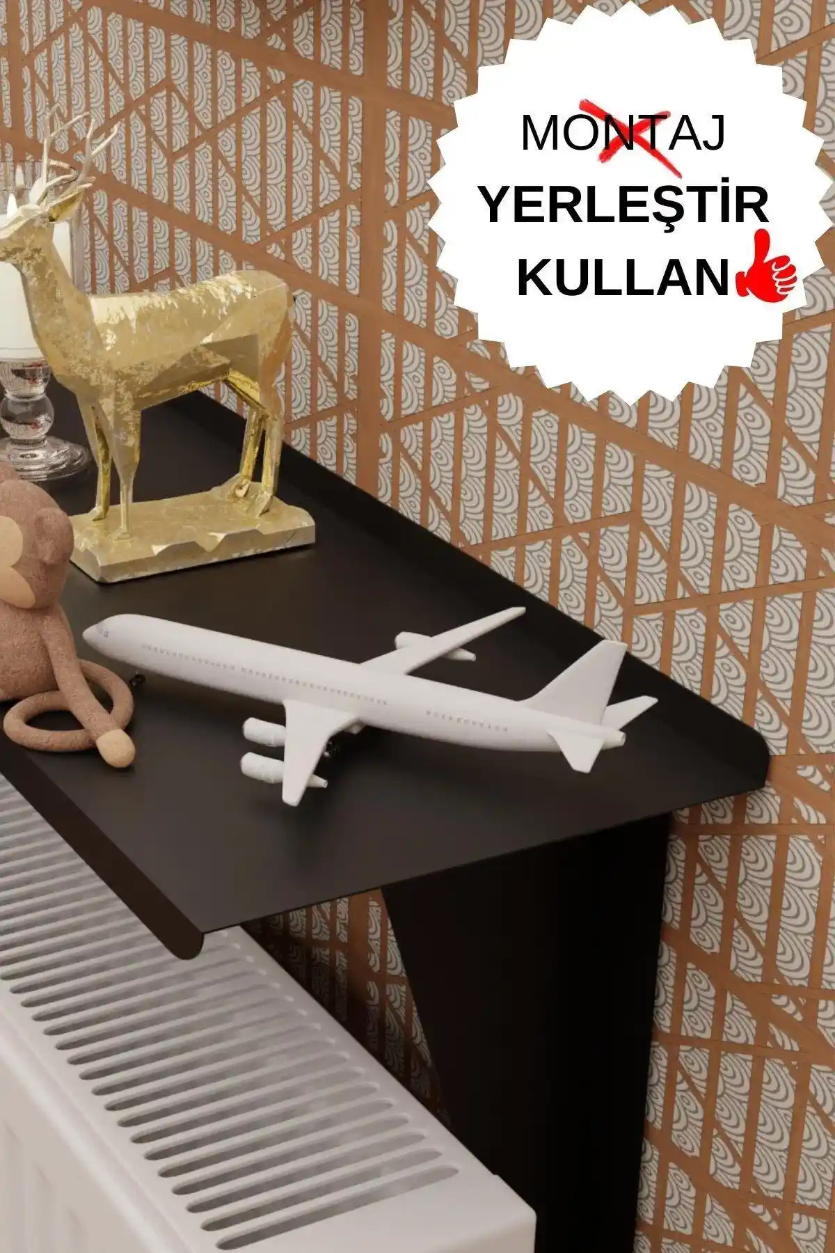 Montajsız Petek Üstü Raflar ile Estetik ve Pratik Dekorasyon Çözümleri