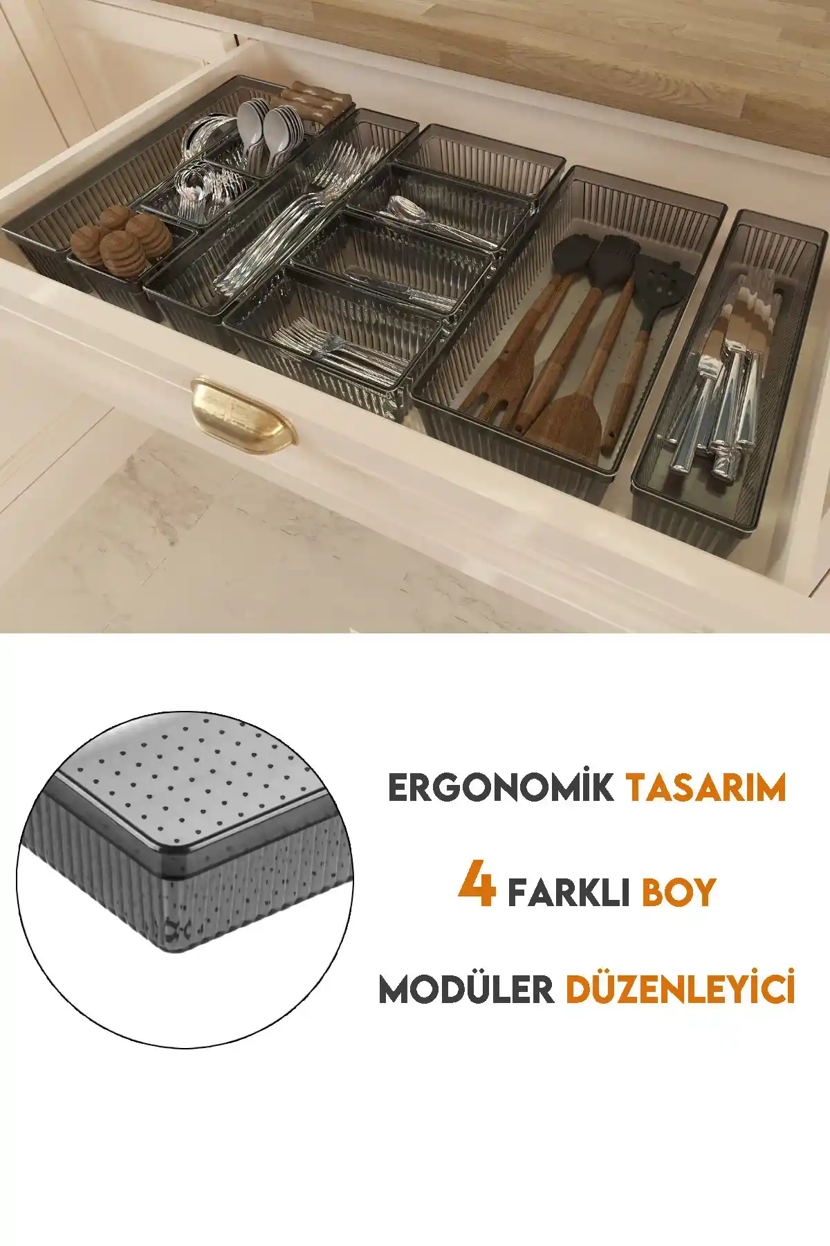 Mutfak Çekmece Organizer Setleri ile Hem İşlevsel Hem Estetik Mutfak Düzeni Sağlama