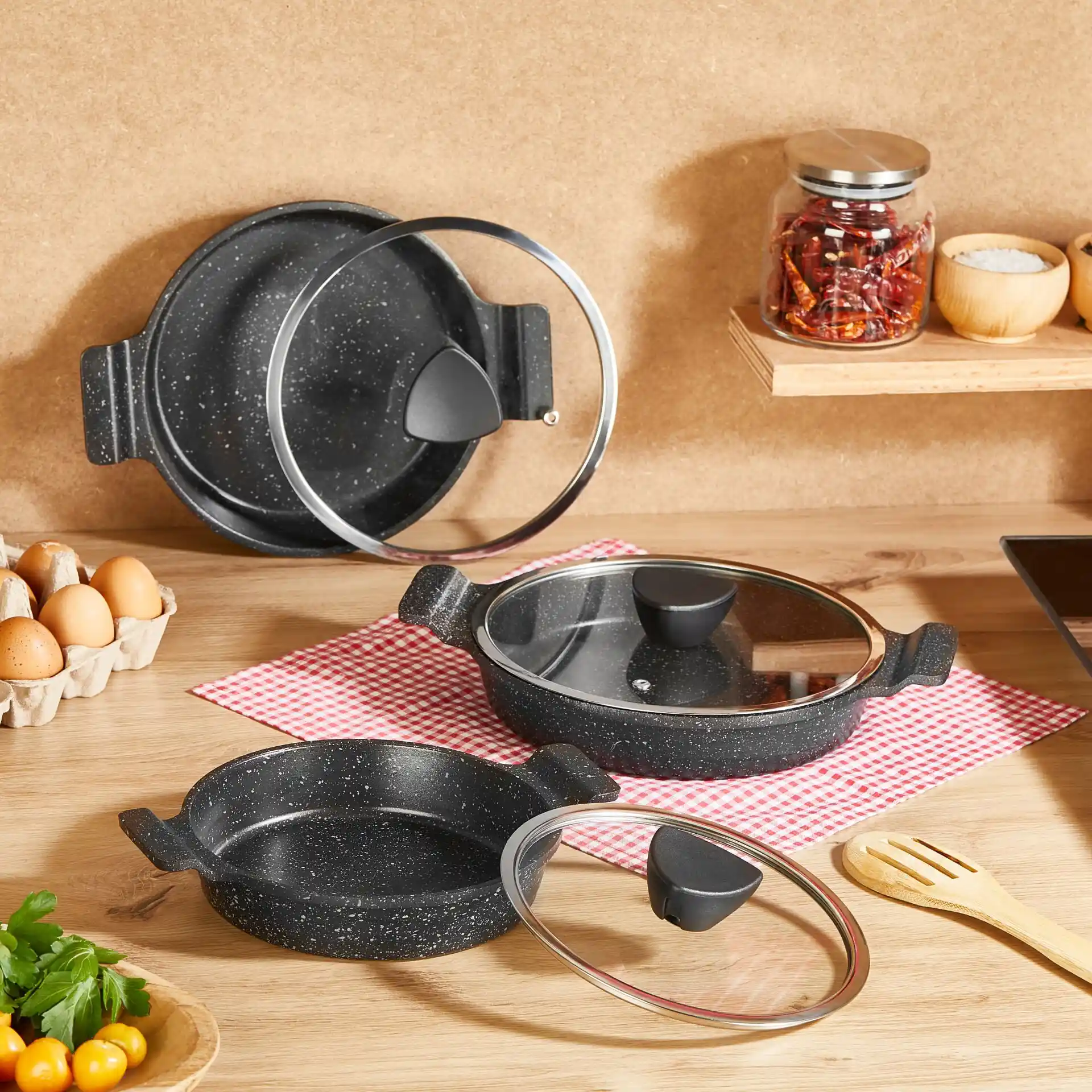 Mutfak Dekorasyonunda Granit Kapaklı Sahan Setlerinin Güncel Kullanım ve Trendler