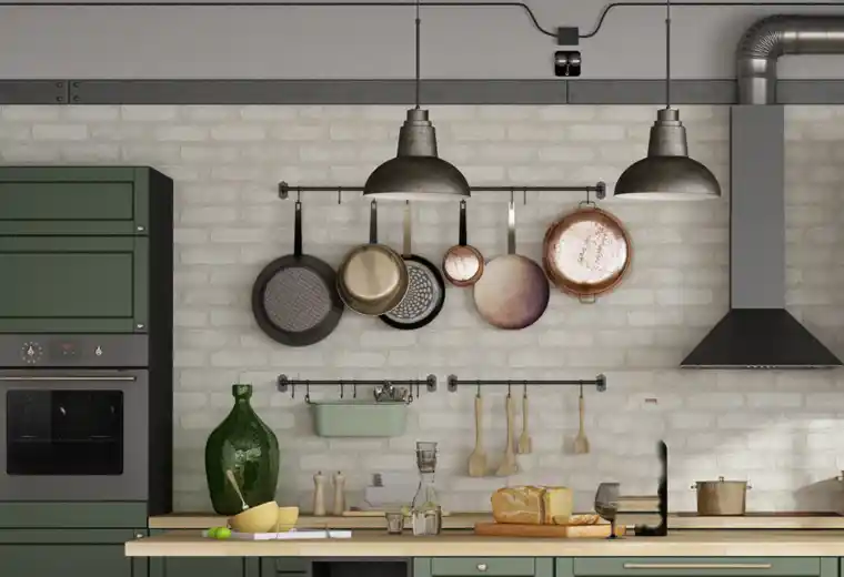 Mutfak Dekorasyonunda Tencere ve Kaplar İçin Modern ve Şık Fikirler
