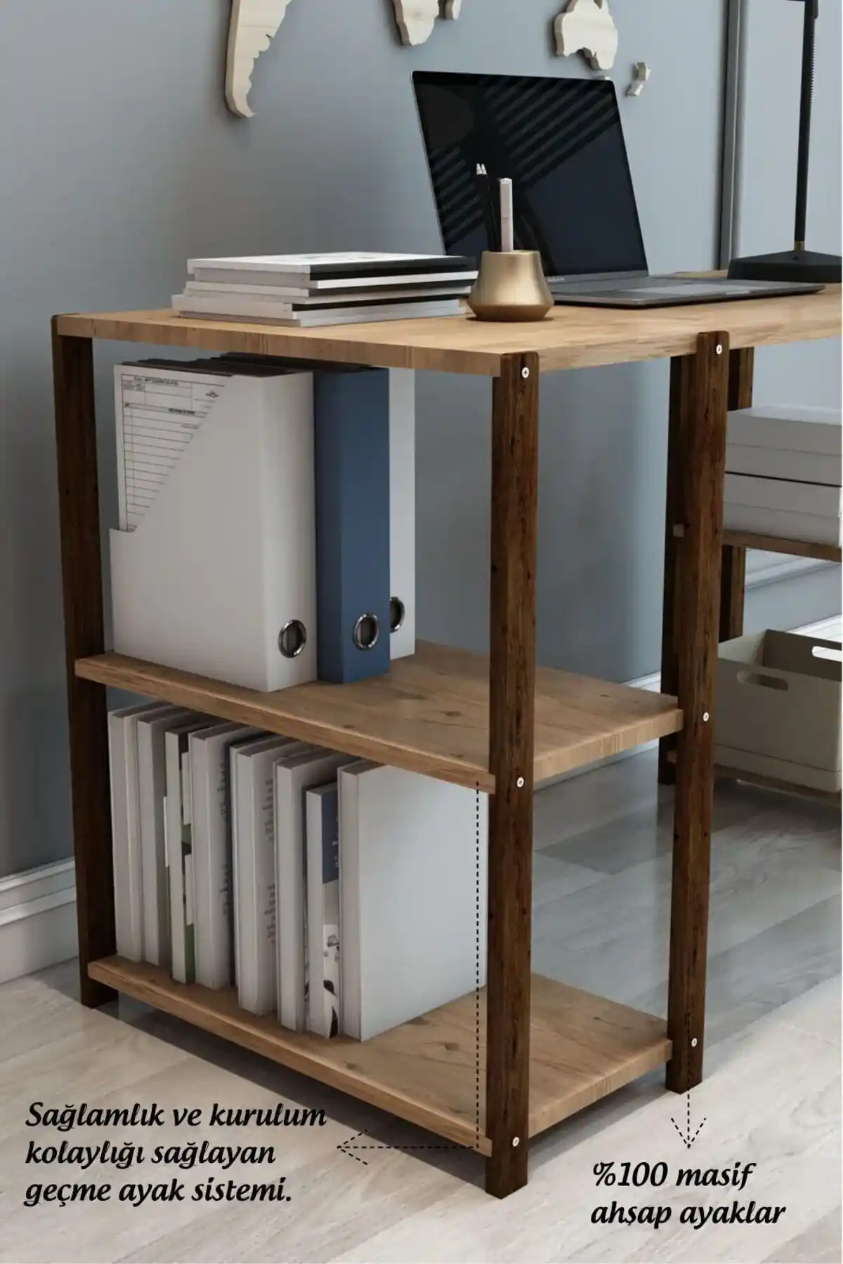 Raflı Çalışma Masalarının İşlevselliği ve Ofis ile Ev Ortamlarındaki Kullanım Avantajları