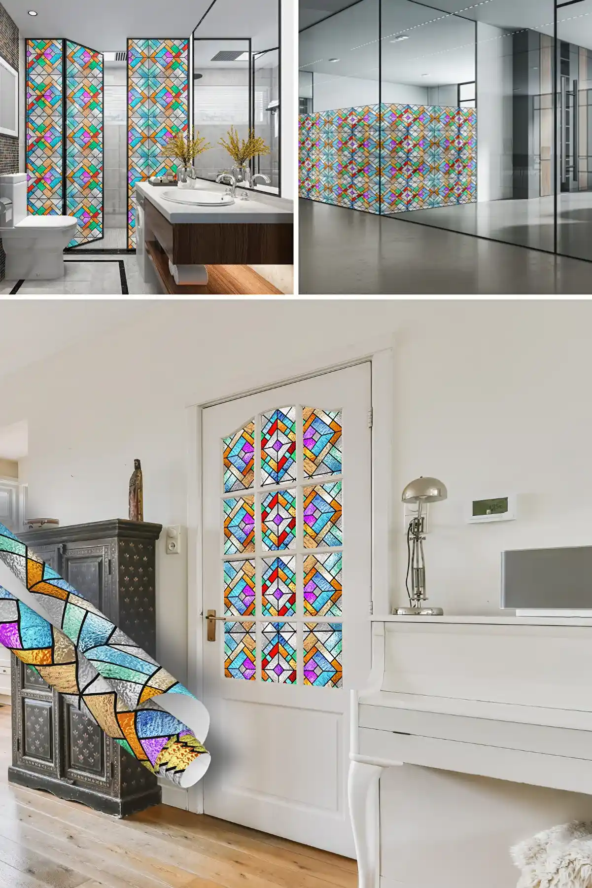 Renkli Cam Stickerlar ile Ev Dekorasyonunda Yaratıcı ve Pratik Çözümler