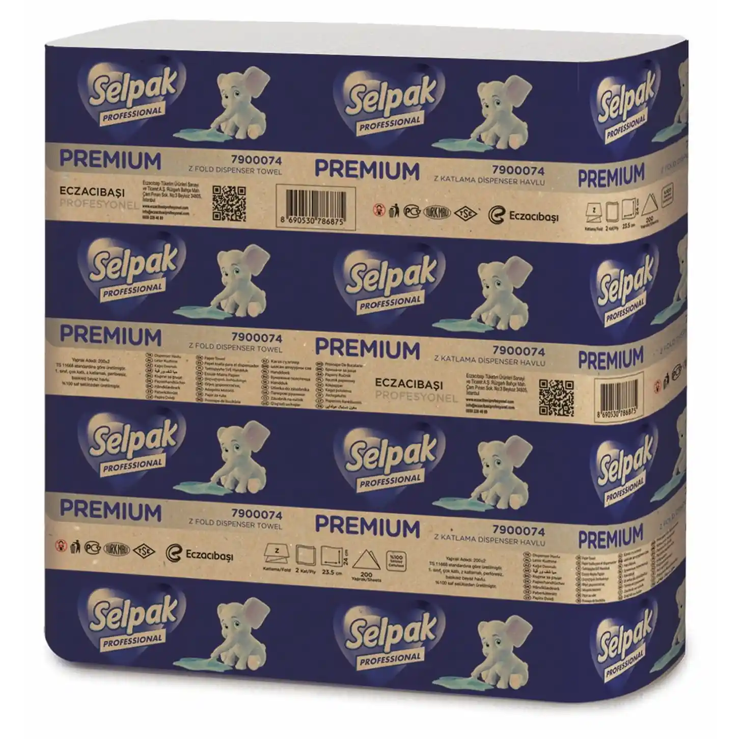 Selpak Professional Z Katlama Havlu: Hijyenik ve Pratik Kullanım için Uygun Çözüm