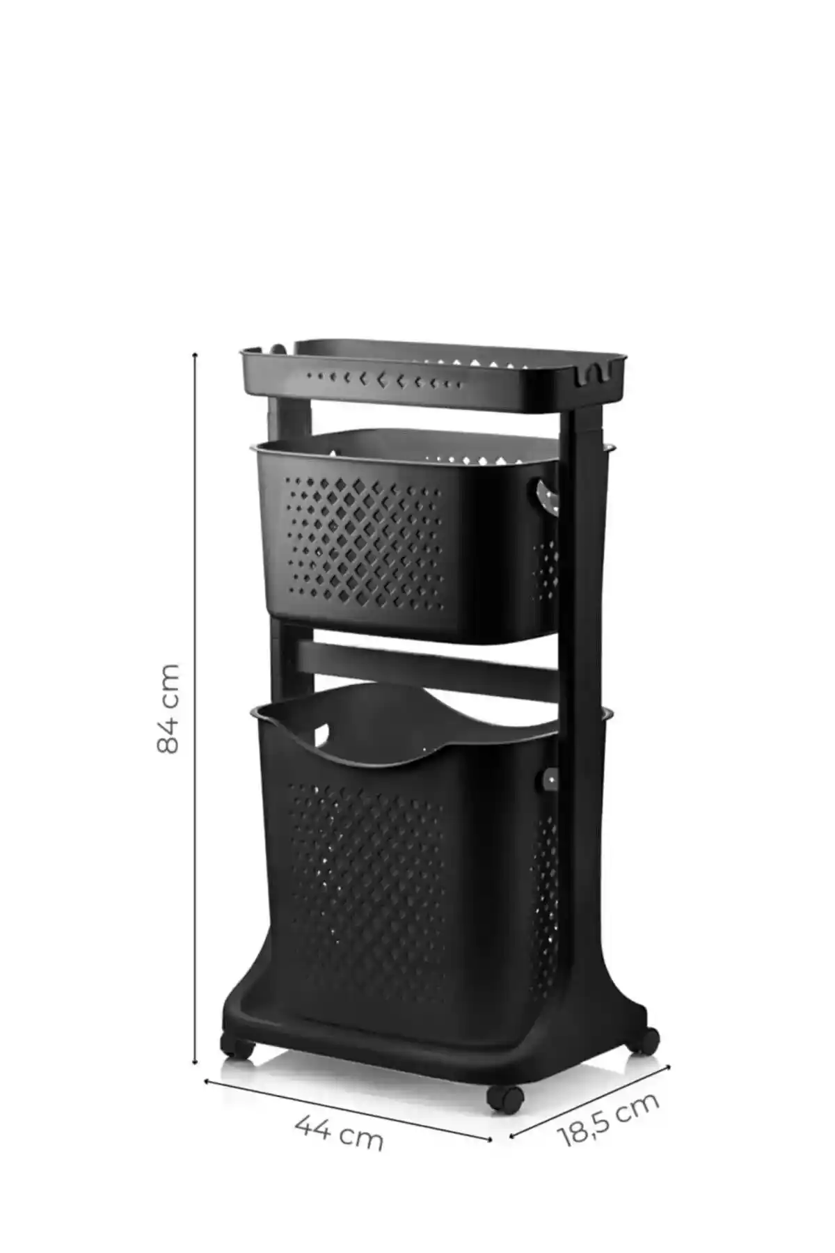 Sepetli 3 Katlı Banyo Rafları: Fonksiyonellik ve Estetiğin Birleşimi