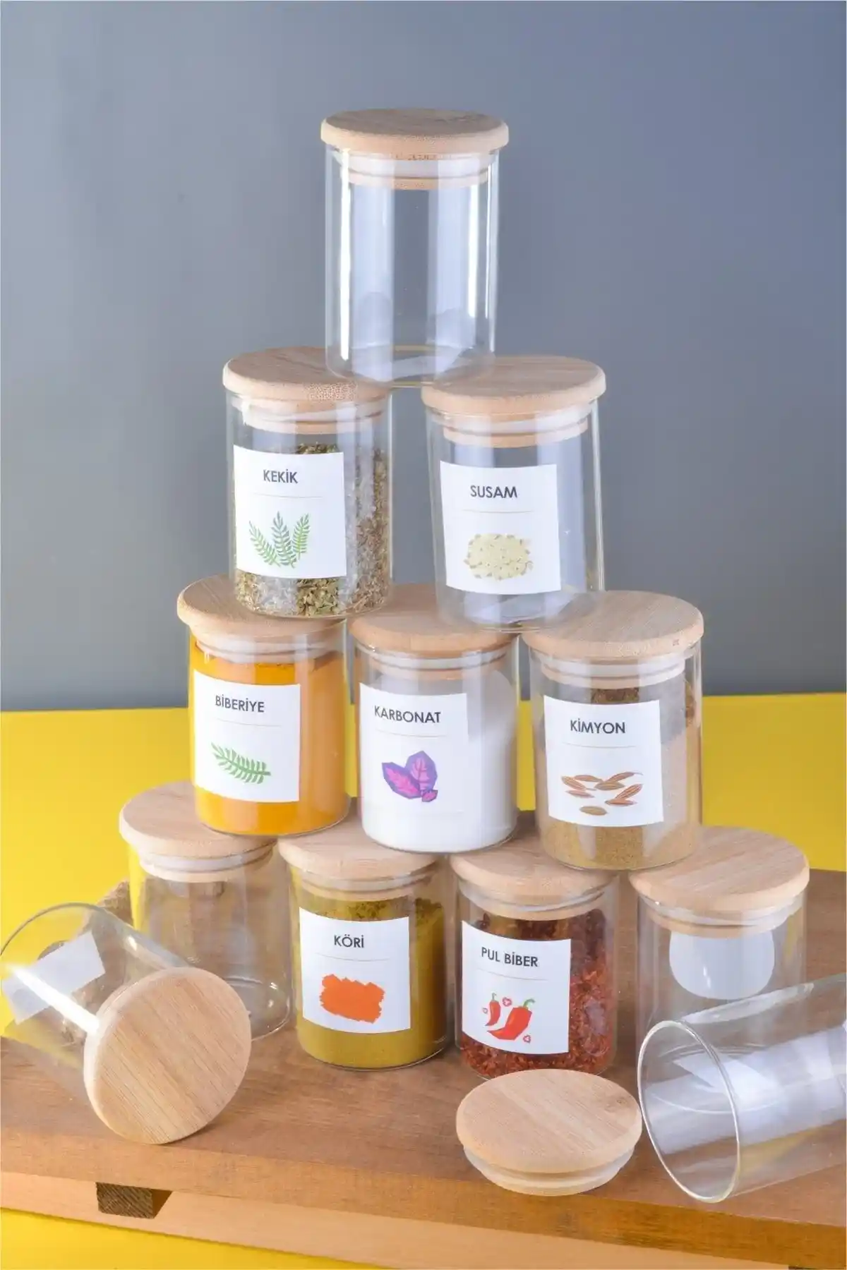 Sezka Life Borosilikat Cam Baharatlık Kavanozları ile Mutfaklarınızı Şık ve Dayanıklı Hale Getirin