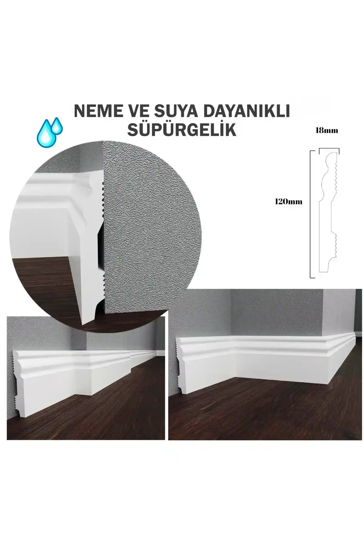 Suya Dayanıklı Süpürgelikler ile Modern ve Dayanıklı Ev Dekorasyonu Çözümleri