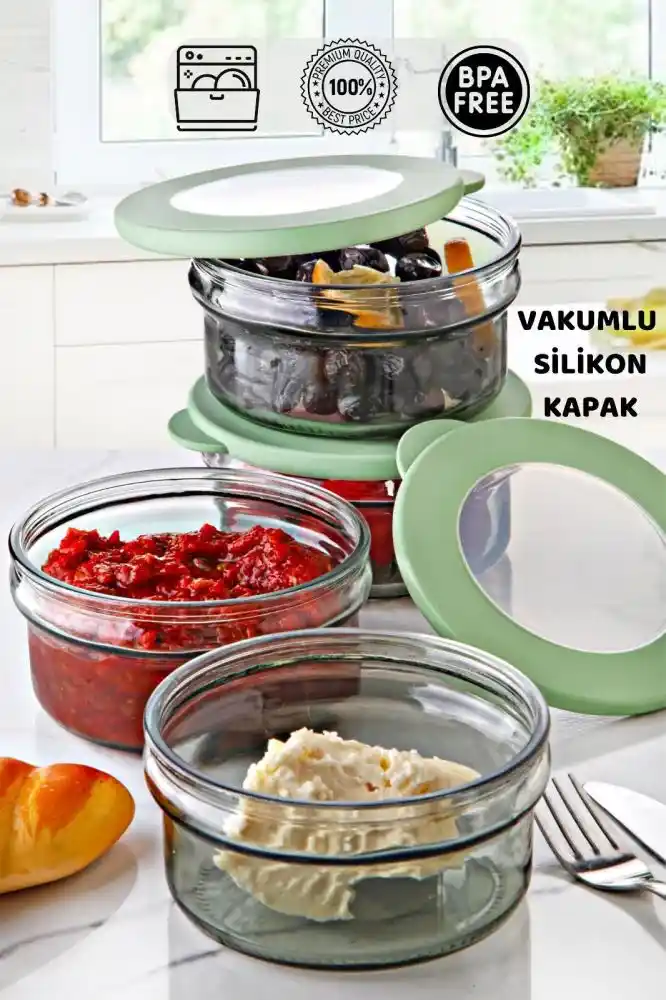 Tasarımlı Cam Saklama Kabı Setleri: Estetik ve Fonksiyonellik Bir Arada