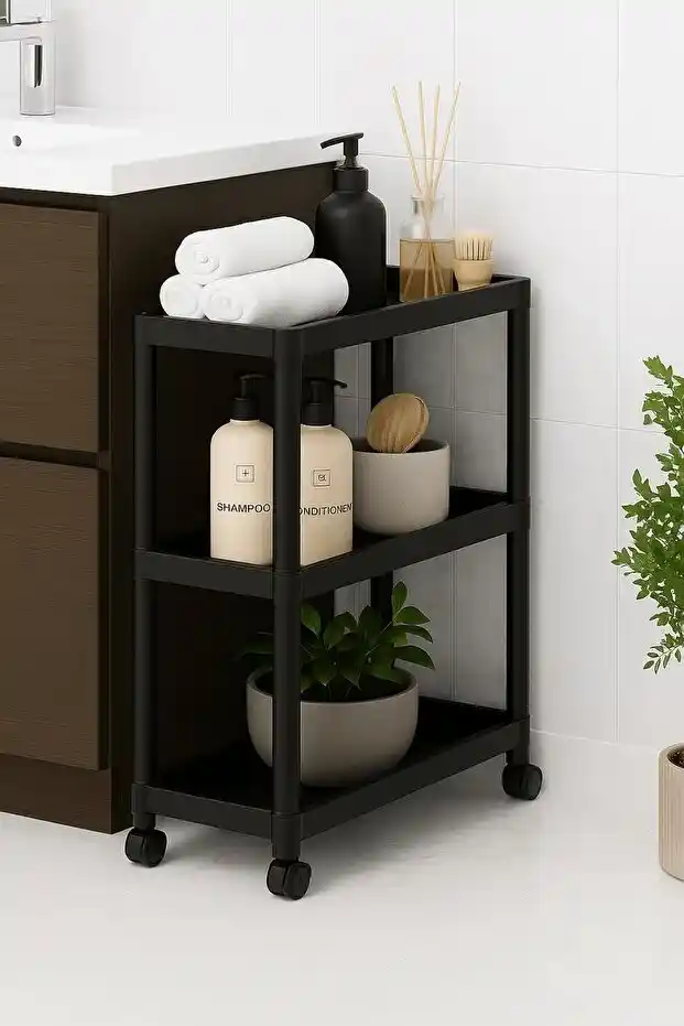 Tekerlekli Çok Katlı Banyo Mobilyaları: Fonksiyonellik ve Tasarımın Modern Çözümü