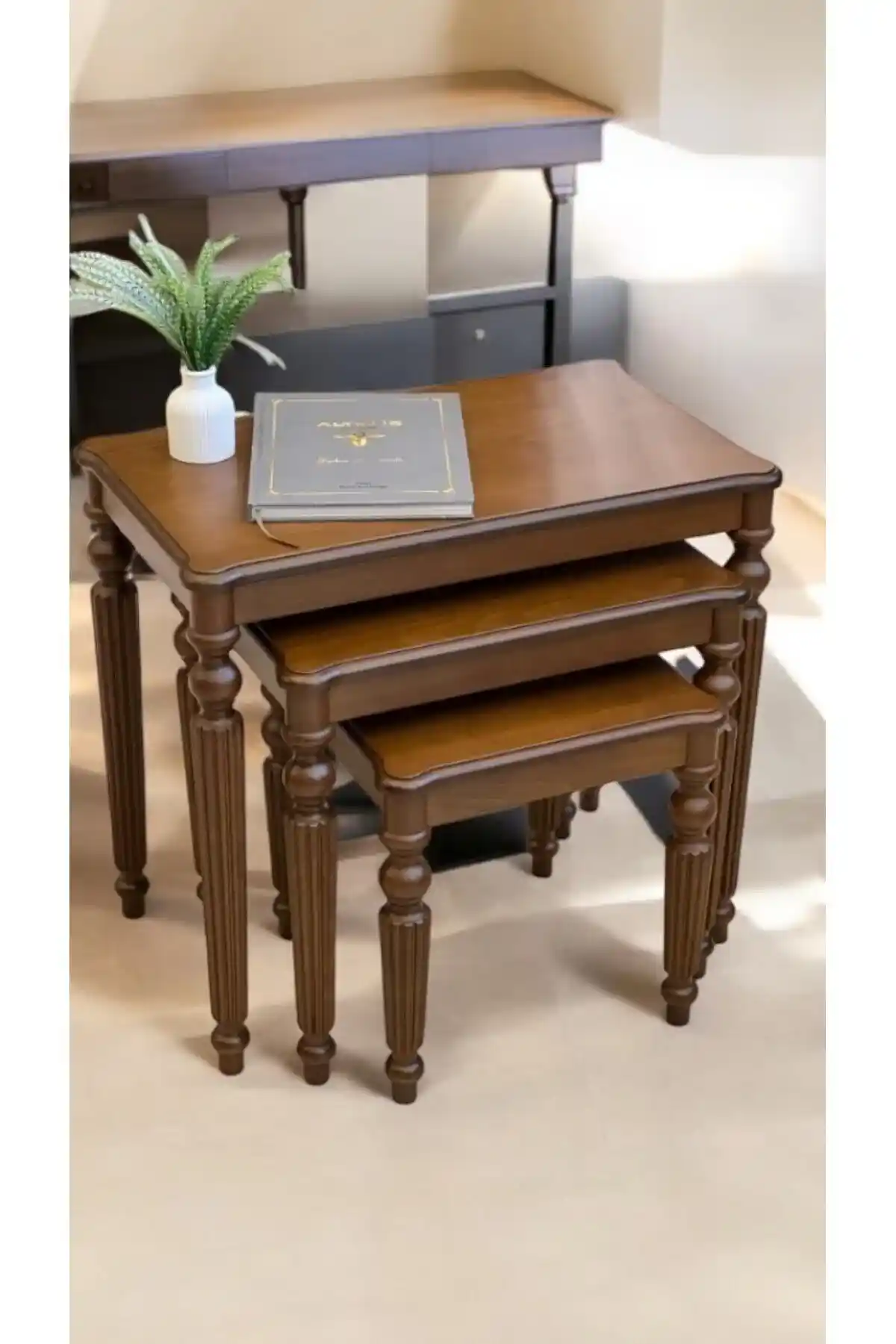 Üçlü Ahşap Sehpa Takımları: Estetik ve Fonksiyonellik Sunan Modern Tasarımlar