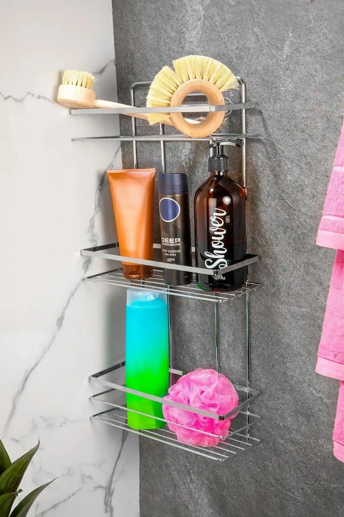 Yapışkanlı Banyo Rafları: Montaj ve Kullanım Kolaylığı Sunan Pratik Çözümler