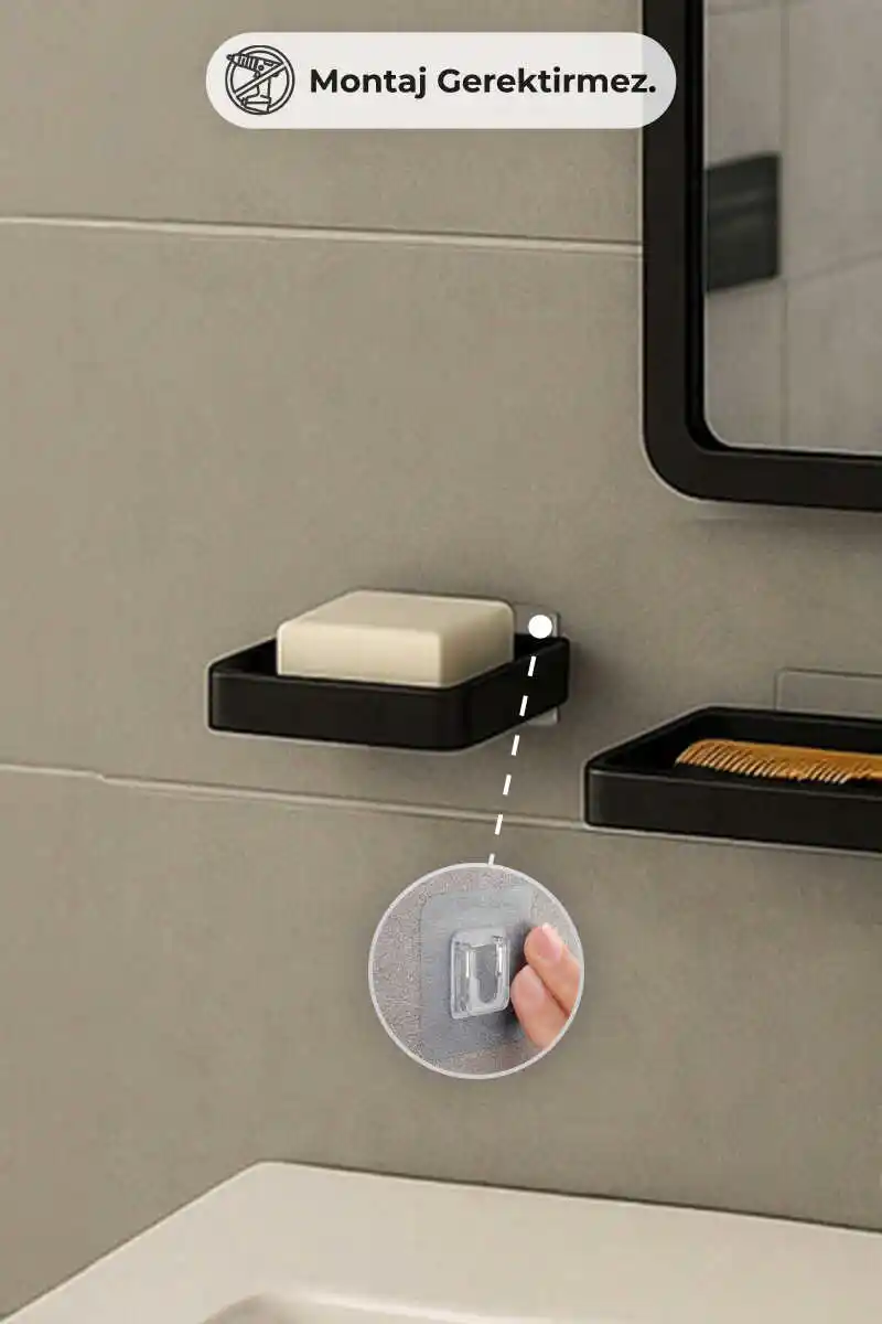 Yapışkanlı Sabunluklar: Ev Dekorasyonunda Pratik ve Estetik Çözüm