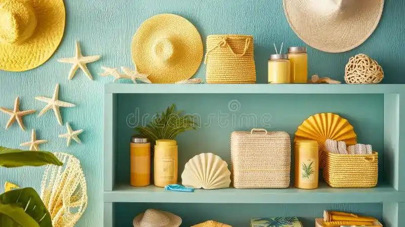 Yaz Temalı Ev Dekorasyon Ürünleri ve Ferahlatıcı Atmosfer Yaratma İpuçları