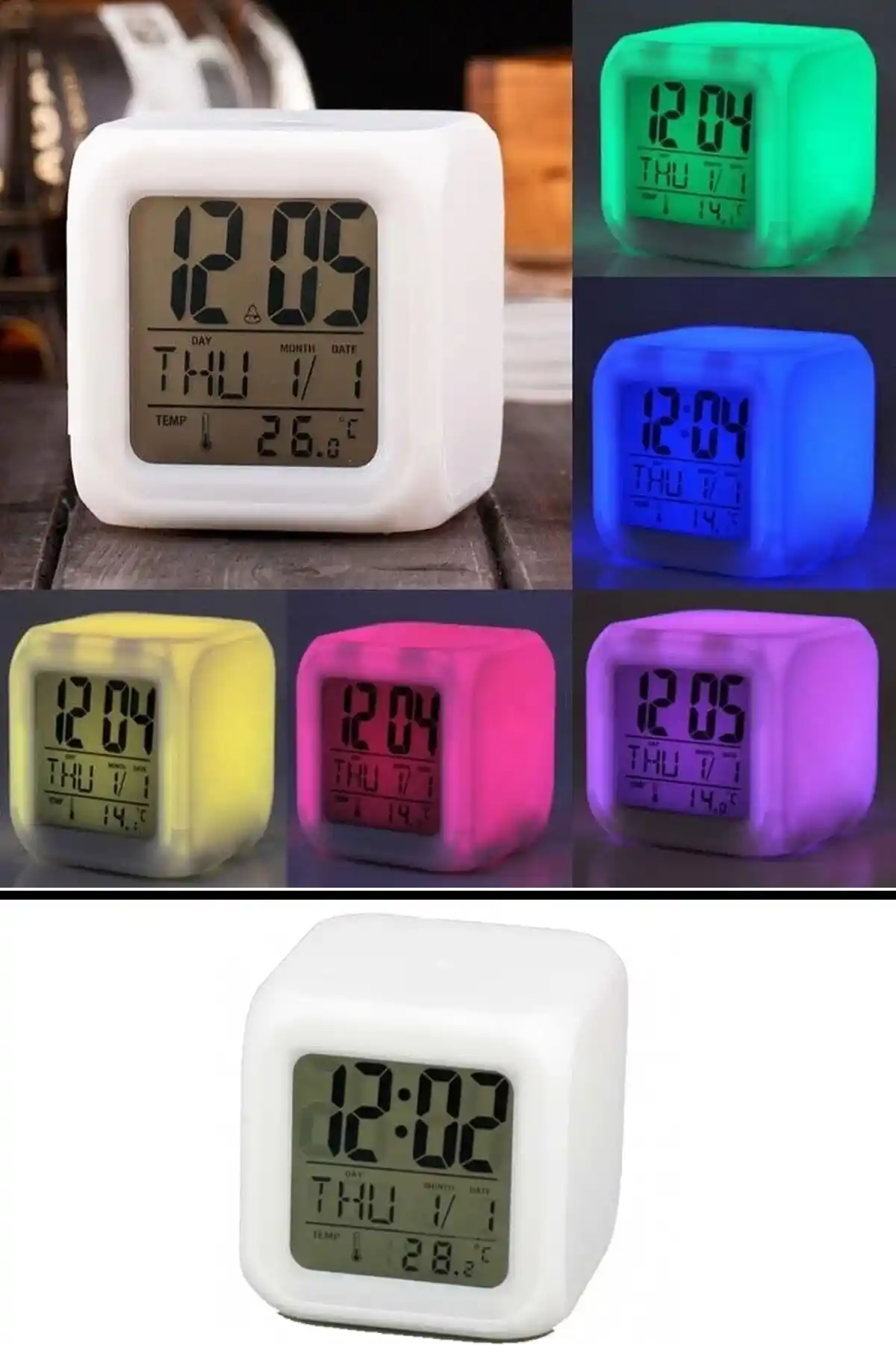 Yeni Nesil Renk Değiştiren Masa Saatleri: Modern Tasarım ve Fonksiyonellik Özellikleri