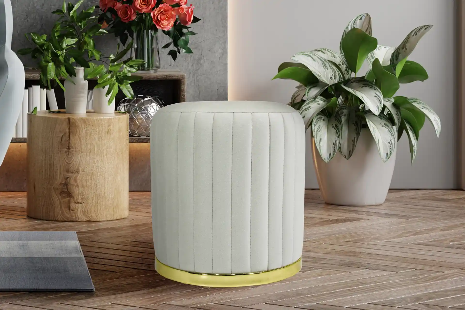 Zem Çizgili Puf Tasarımları ve Ev Dekorasyonunda Kullanım İpuçları