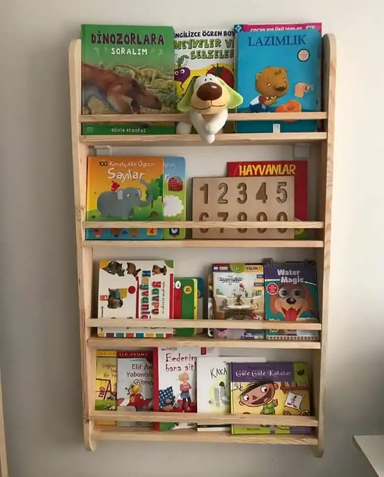 Zeo Ahşap Montessori Kitaplıkları: Güvenli ve Estetik Çocuk Mobilyaları