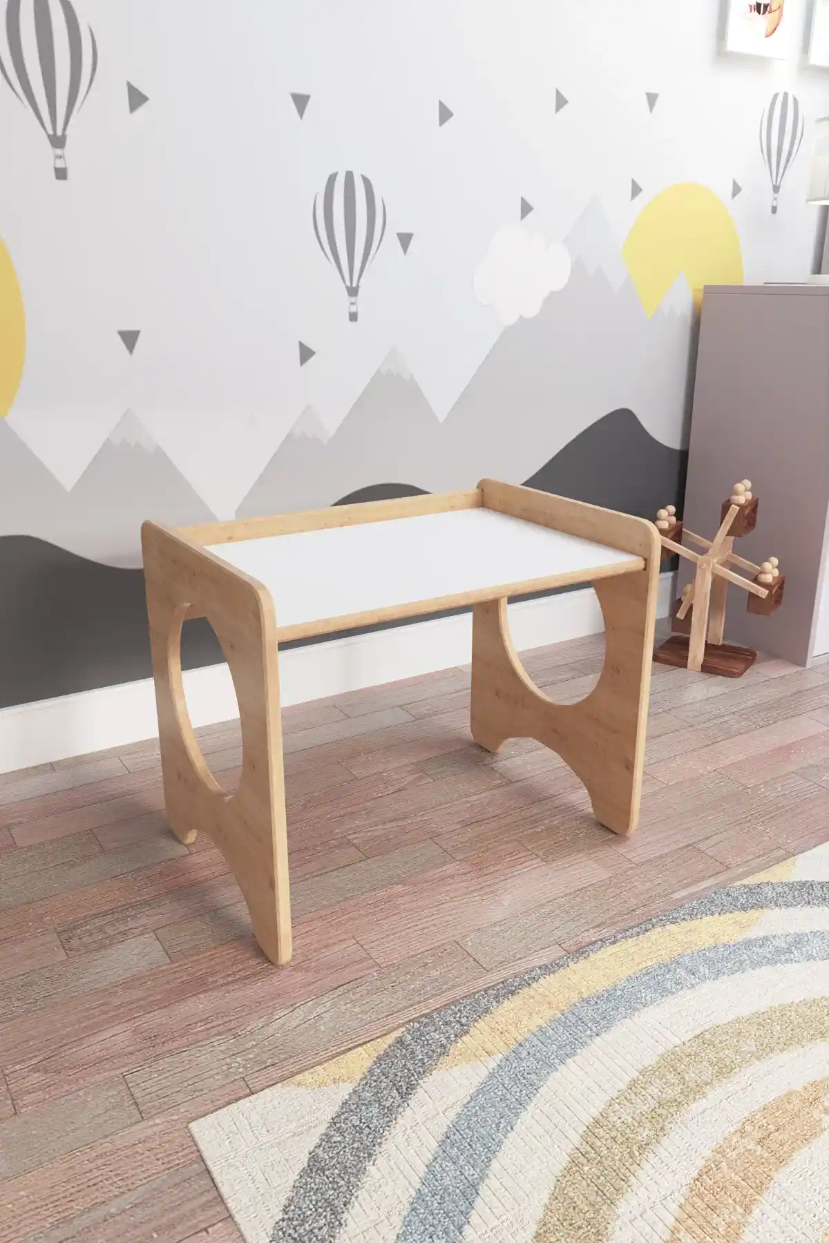 Zeo Wood'un Montessori Stil Çocuk Masaları Doğal Malzeme ve İşlevsellik Sunar