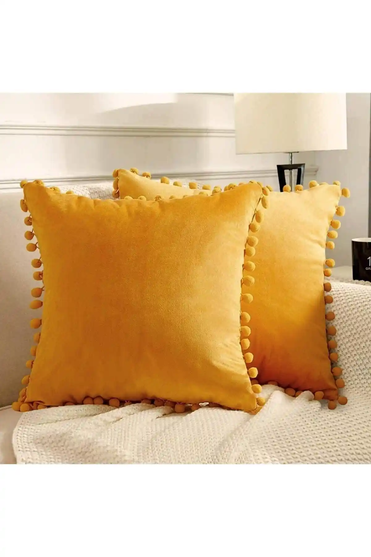 Bc Home Kırlent Kılıfı Setleri Karşılaştırması: Hardal ve Turuncu Renk Seçenekleri