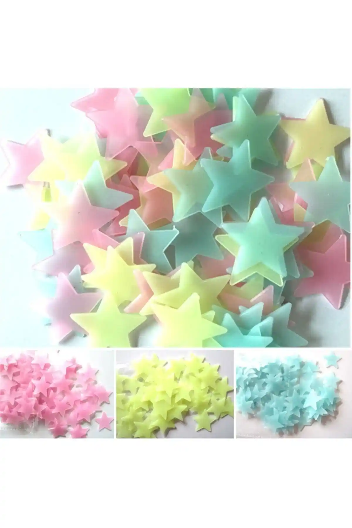 Çocuk Odası Dekorasyonu İçin Fosforlu Yıldızlar ve Unicornlar Karşılaştırması