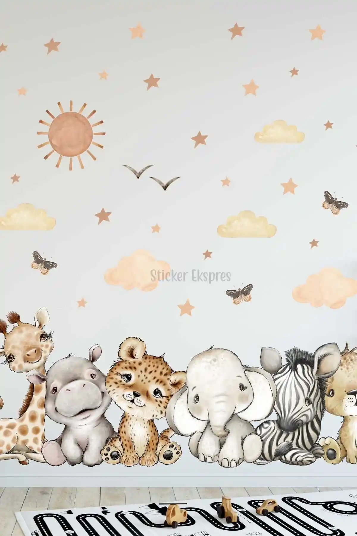 Çocuk Odası İçin En İyi Safari Hayvanları Sticker Setleri Karşılaştırması