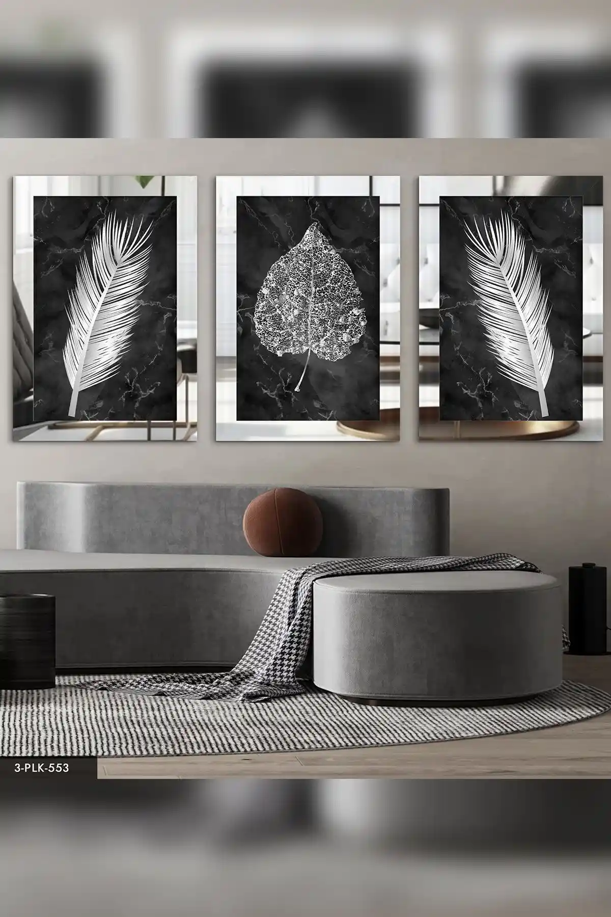 Evinemoda ve YOKTAYOK Pleksi Çerçeveli Çiçek Tablo Karşılaştırması