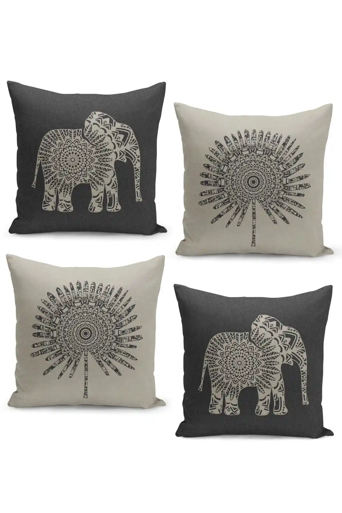 Filamente Kırlent Kılıfı Karşılaştırması: 4'lü Set ve Çift Taraflı Dijital Baskı Modelleri