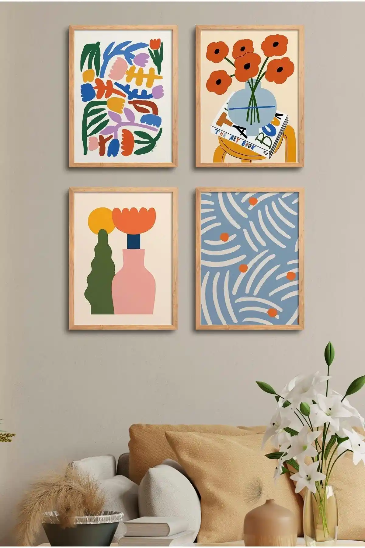 HOMEPACK Ahşap Çerçeveli 4'lü ve 6'lı Tablo Setleri Karşılaştırması