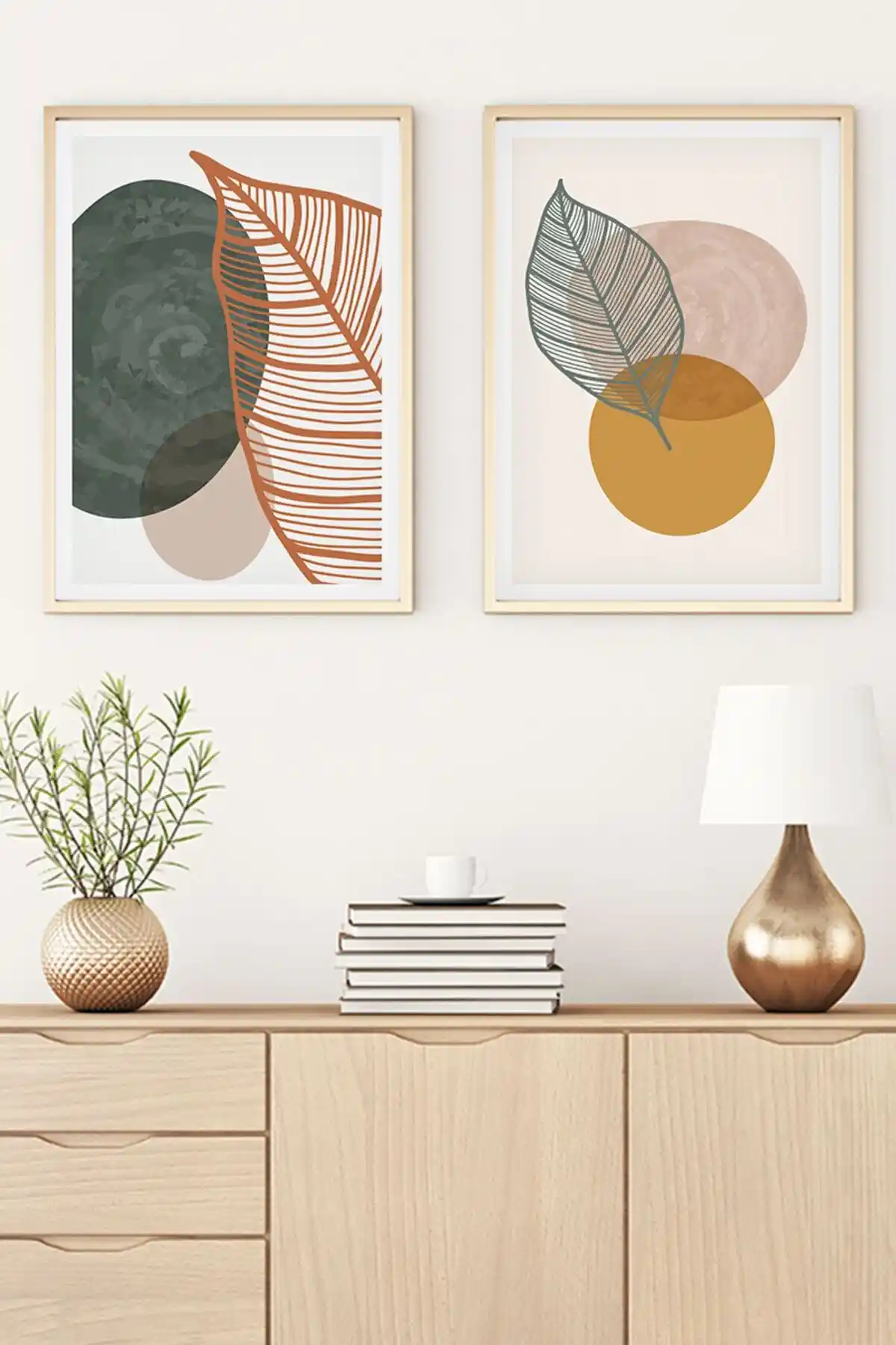 Huhuli ve Woodhomeworks Ahşap Çerçeveli Dekoratif Soyut Tablo Karşılaştırması